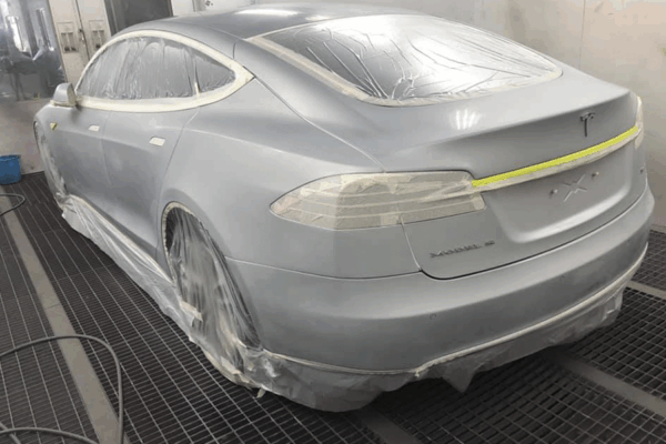 Reparación de Carrocería de Aluminio Tesla